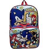 Ruz Sonic The Hedgehog 16 Inch Backpack With Detachable Matching Lunch Box (Sonic II)