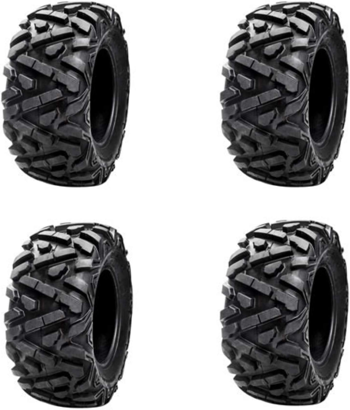 Bundle - Four Tusk TRILOBITE 6-Ply UTV/ATV Tires - TWO 25x8-12 and TWO 25x10-12