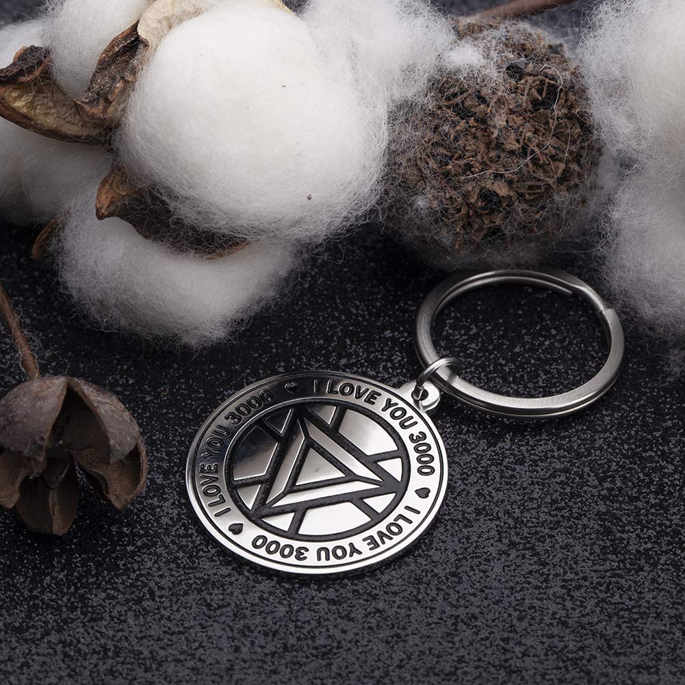 I Love You 3000 Gift For Daughter Son Dad Mom Marvel Avenger Fans Gifts Boyfriend Girlfriend Anniversary Keychain For Santabilt