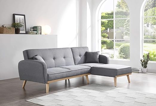 Bestmobilier Viking Canape D Angle Reversible Convertible