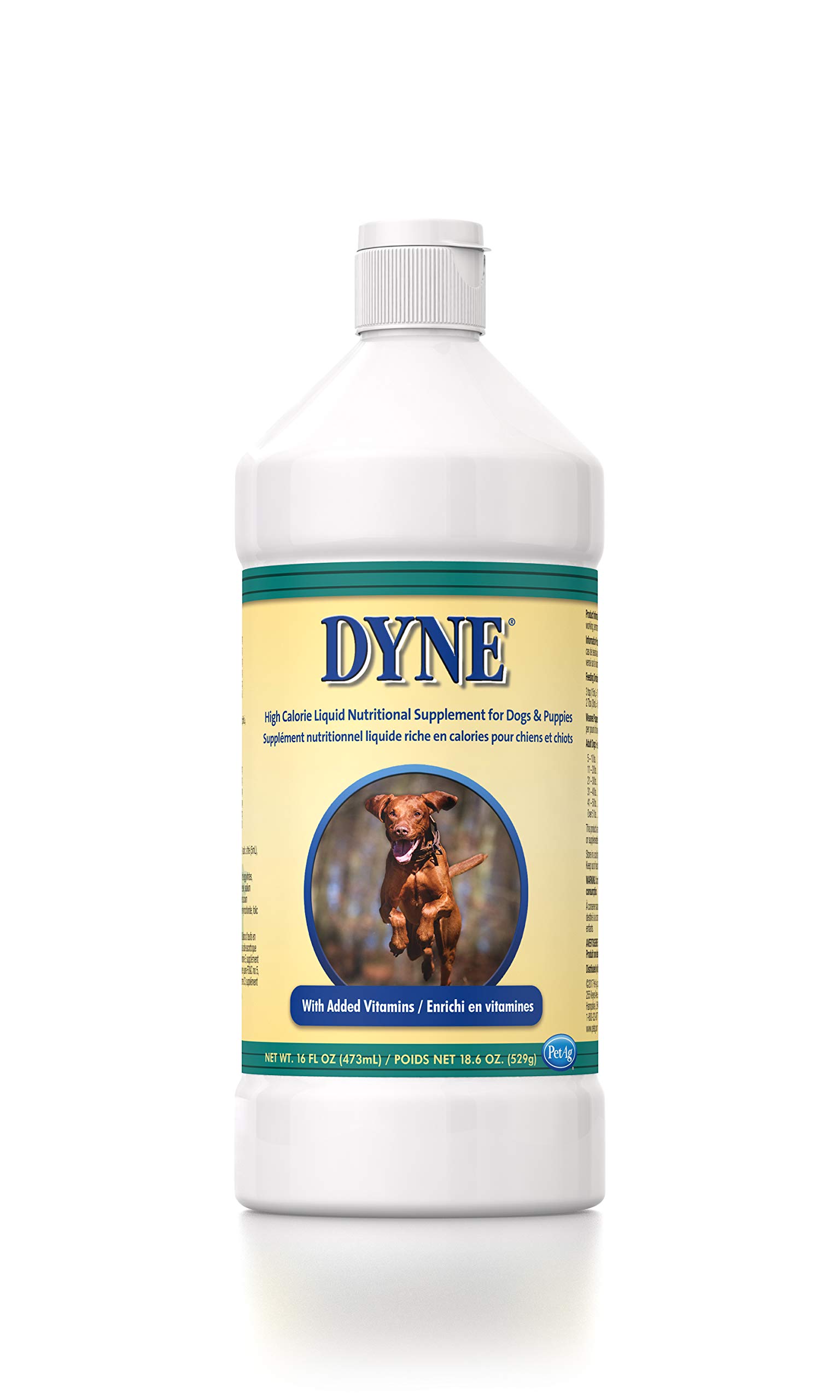 Dyne High Calorie Liquid for Dogs, 16 oz Perfect for Growing Pups