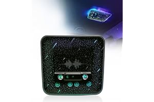 AMSPRAC Universal Car Roof Dome Lights Replacement,Adjustable LED Ceiling Lamps Assembly w/Touch Screen,Car RV Interior Lighting w/Door Trigger Switch,Over-Head Roof Ambient Light,RGB (Meteor Style)