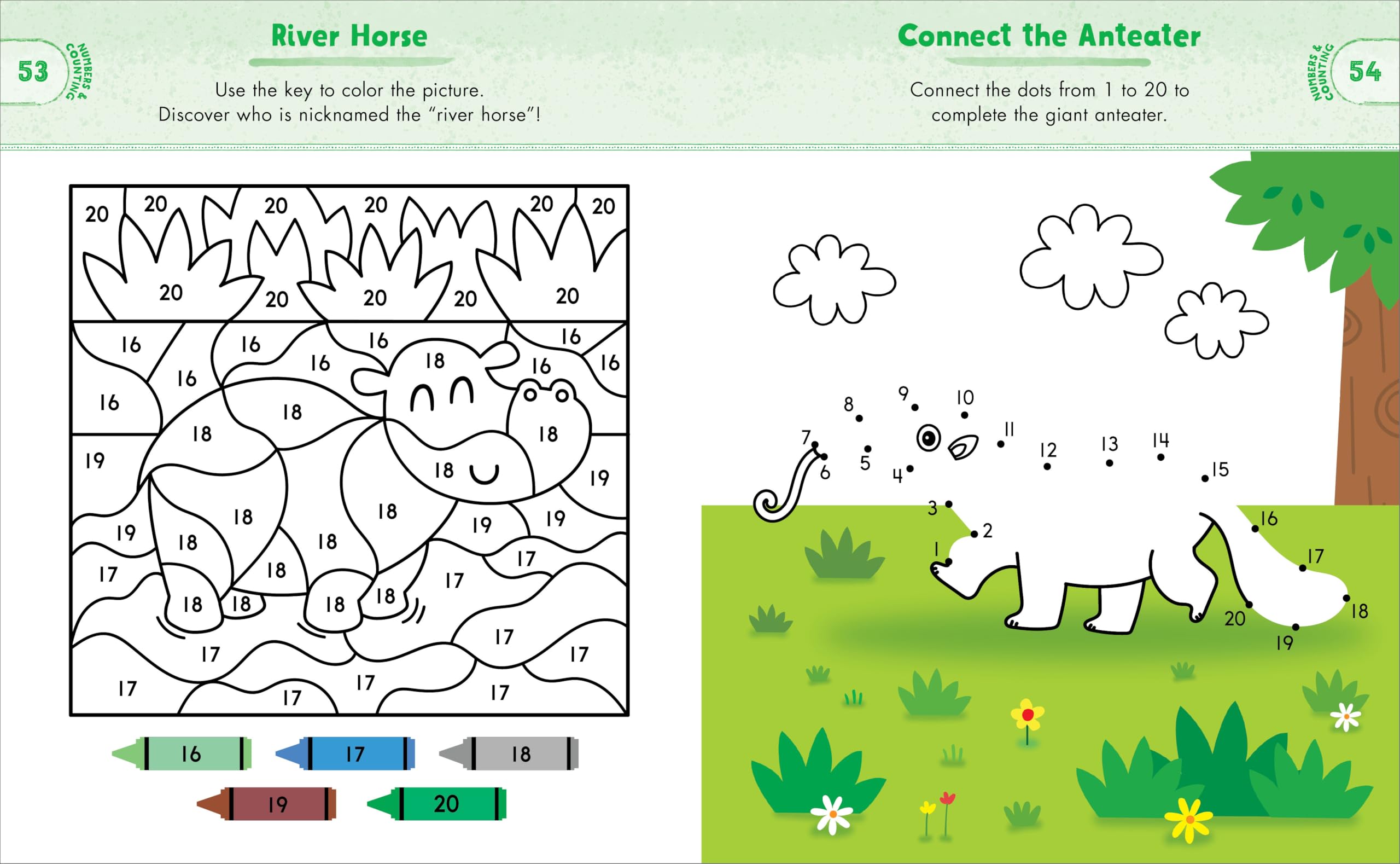 Kindergarten Activity Book: Zoo Animals: 75 Games to Practice Early Reading, Writing, and Math Skills (School Skills Activity Books)