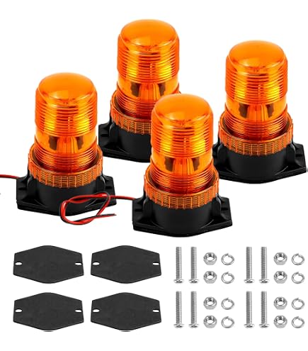 Par De Luces LED Intermitentes De Recuperación Ultra Delgadas EFL6LED – ámbar Estroboscópicas 12/24V