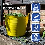 Faithfull Flex Tub 15L Yellow Garden DIY Building Farming Multi-Purpose Bucket view 6