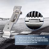 Shudyear 4 Pcs Trailer Number Plate Holder Stainless Steel Bracket Clips view 5
