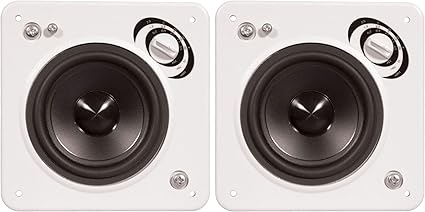 black in wall speakers