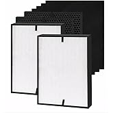 Air Purifier AD3000 Filter Replacements, Combo Pack Includes: 2 Filter & 2 Carbon Filter & 4 Pre-Filters, Fit for AIRDOCTOR
