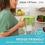 Aqua Optima Oria Water Filter Jug 2.8L with 9 Evolve+ Cartridges Green view 4