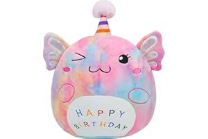 LICSOR Axolotl Plush Toy 12 Inch Cute Unicorn Axolotl Birthday Stuffed Animal Soft Axolotl Plushies Pillow Multicolour Doll Gifts for Kid Toddlers Home Room Decoration (Axolotl Plush)