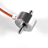 Load Cell Force Sensor, 0.1% High Precision Stainless Steel Tension Compression Sensor for Industrial Weighing &amp; Force Measurement with 3m Cable (0-200kg)