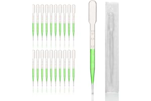 Utile 100pcs of Sterile Transfer Pipettes, Essential Oil Pipettes, Cap.7ml with 155mm Length, Low-Density Polyethylene Materi