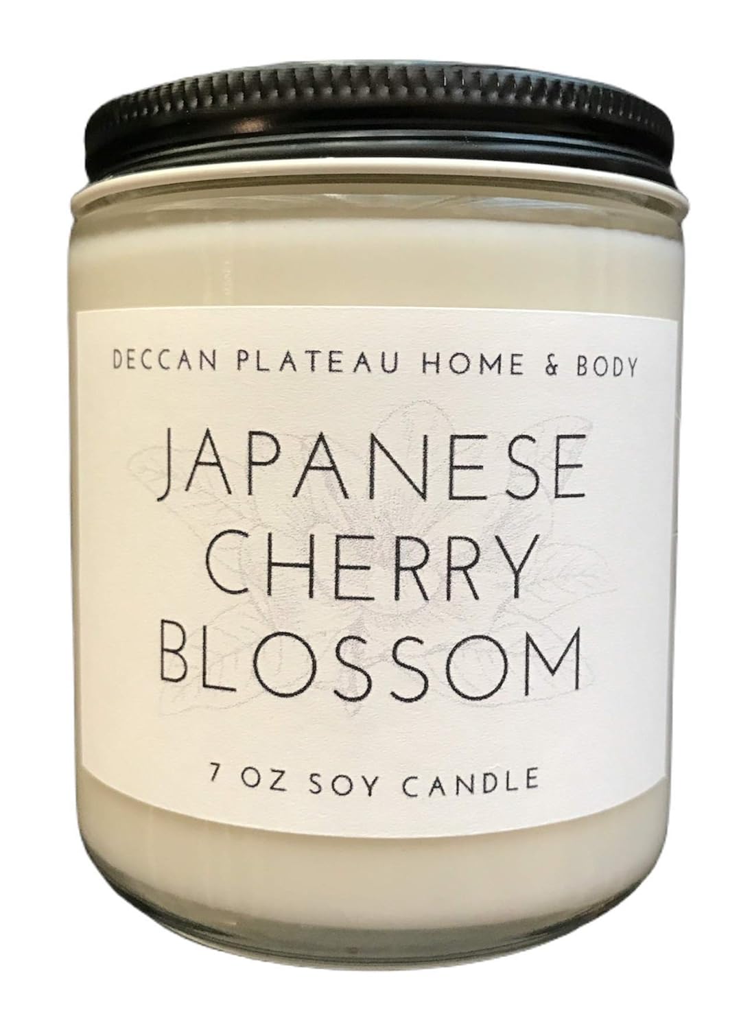 Japanese Cherry Blossom Scented Candle Hand Poured in the USA Long Lasting 7