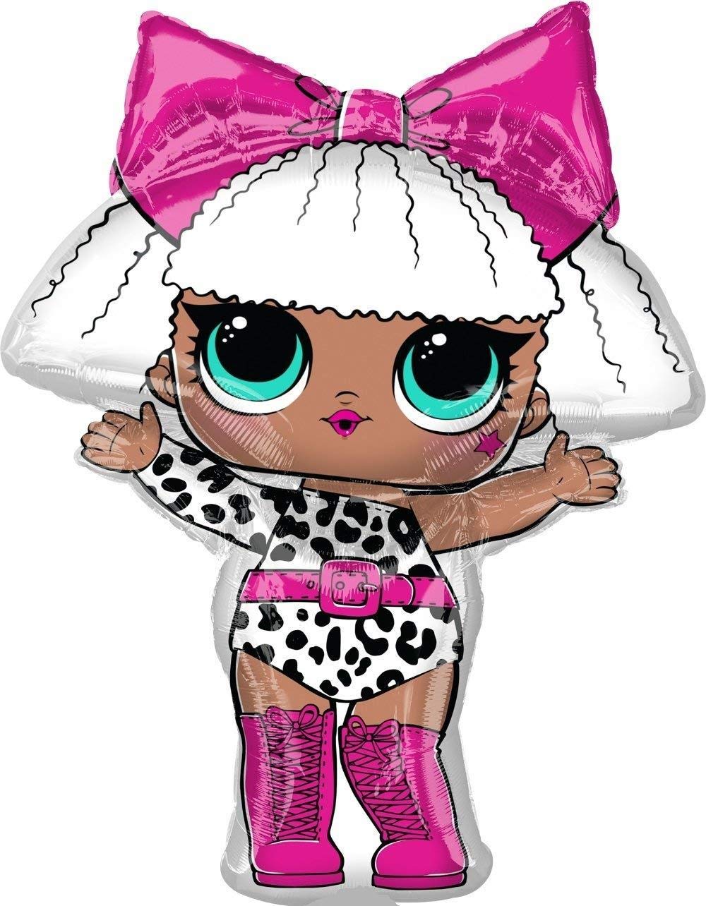 Toyland 89cm (35") LOL Surprise Diva Girl Balloon - Girls Party Decorations