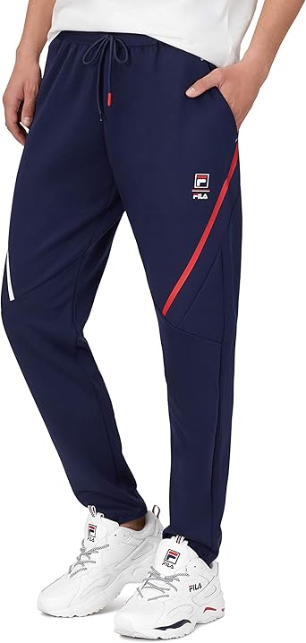 fila men's sweatpants with drawstring waist