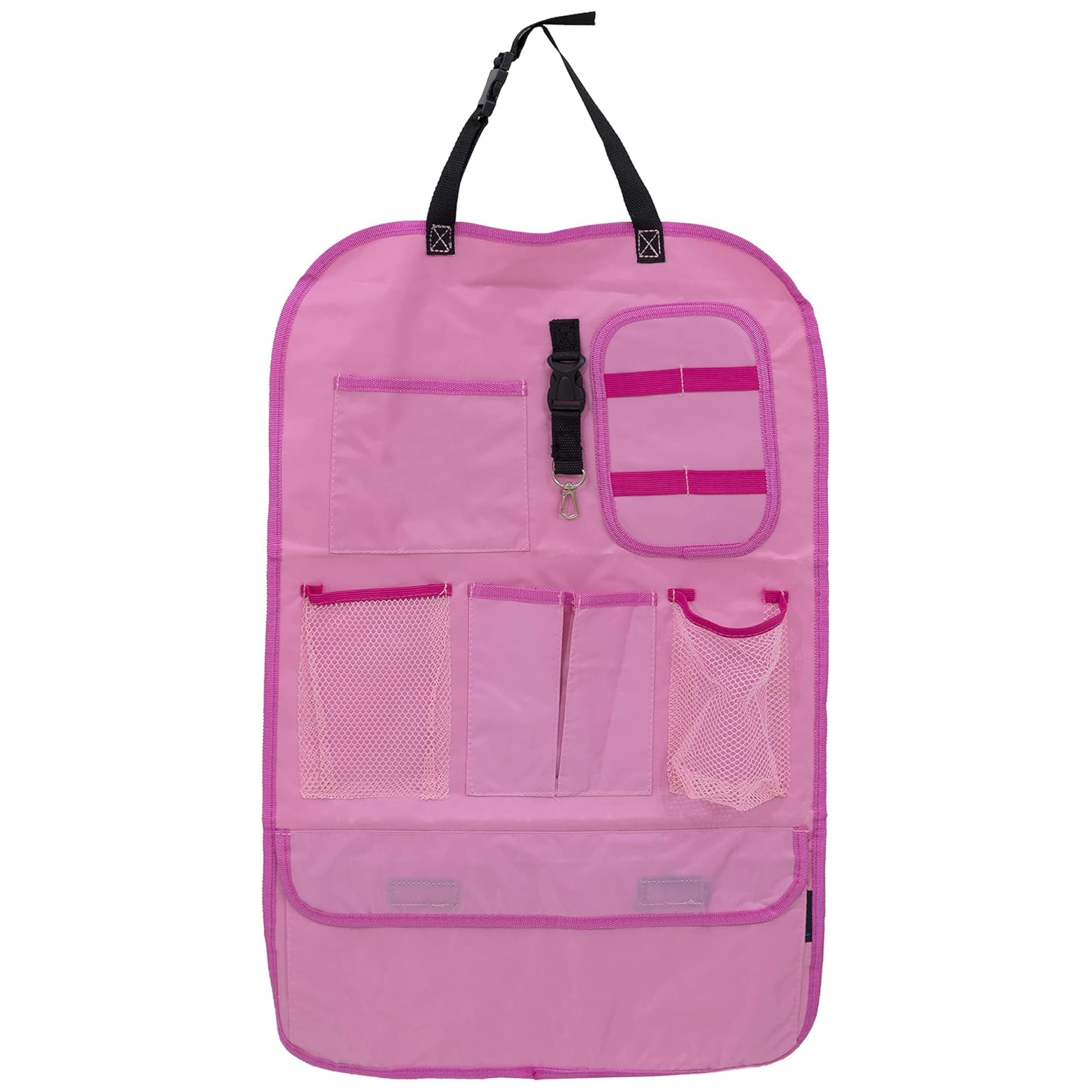 PETEX Car Back Seat Organiser, Approx. 41 x 64 cm, Pink