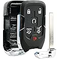 Case Shell Smart Key Fob Keyless Entry Remote fits 2014 2015 2016 2017 Chevy Tahoe Suburban / GMC Yukon (HYQ1AA)