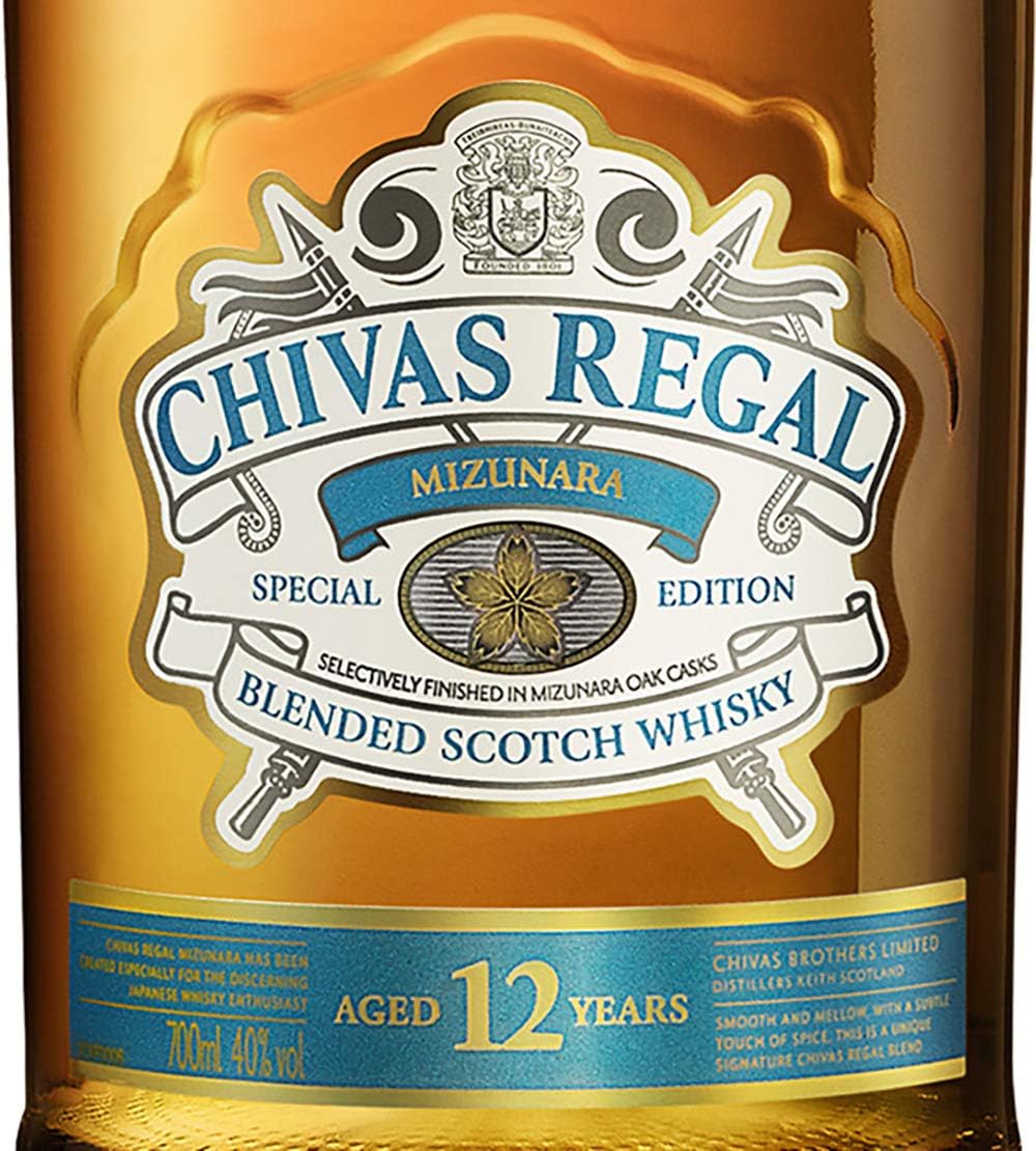 Amazon Co Jp シーバスリーガル ミズナラ 12年 ブレンデッドスコッチ ウイスキー イギリス 700ml ギフトbox入り 食品 飲料 お酒