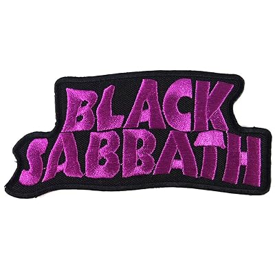 Patch Cube Black Sabbath Heavy Metal Punk Rock Band Iron on Patches, 2 by 4.5-Inches