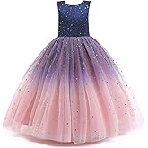 Flower Girls Tulle Dress Bridesmaid Sparkle Wedding Pageant Dresses Princess Birthday Party