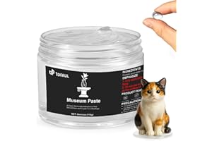 1DFAUL 4 oz Exhibits Fixing Gel for Museum, Removable Clear Museum Paste Putty Wax, Reusable & No Residue, Fixed Collection Artifacts and Decorations to Prevent Vibration, Falling