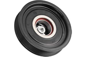 YMIKO A/C Compressor Clutch Replacement for Jeep 2.0 2.4, Stainless Steel Air Conditioning Compressor Clutch Replacement 6PK, Applicable A/C Compressor Model 6SEU16C / 447190-5053