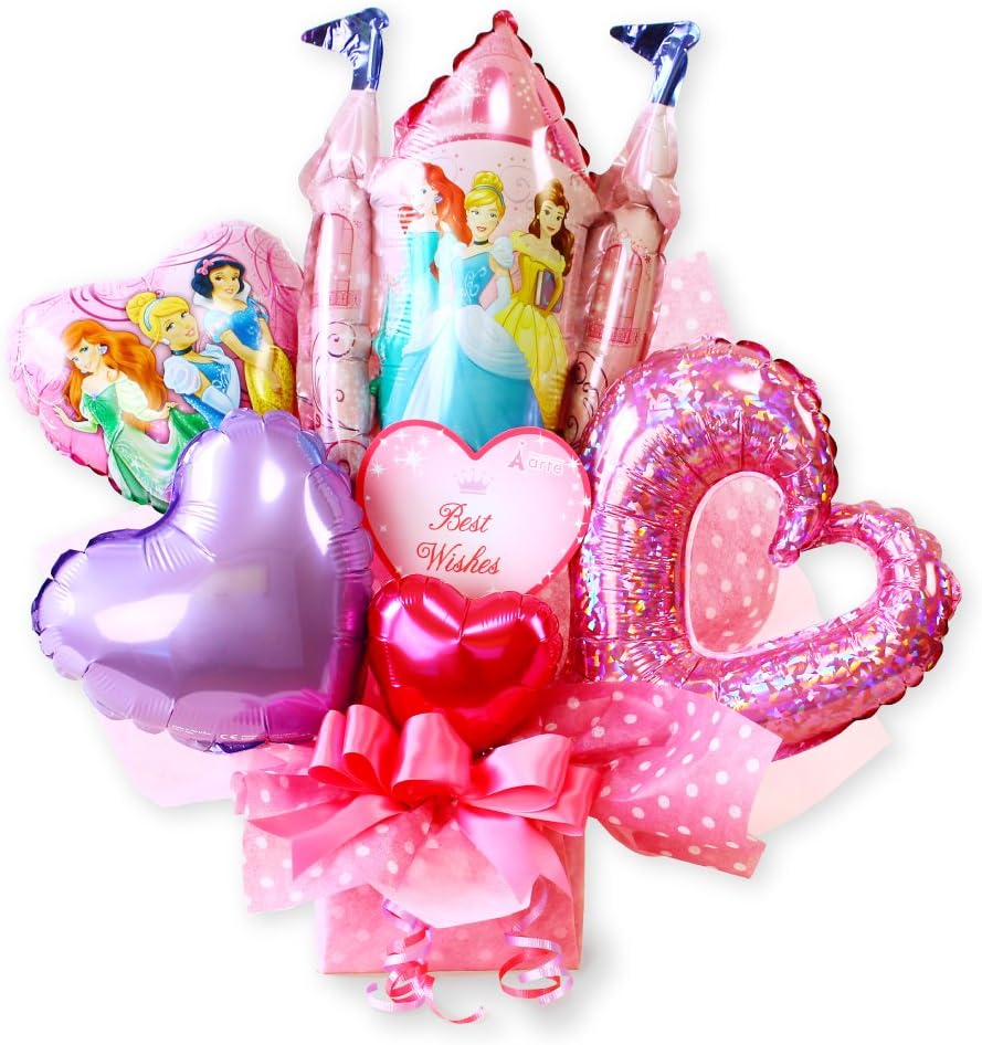バルーンアレンジ ディズニー プリンセス バルーン アレンジ お誕生日 プレゼント 結婚祝い 出産祝いに 風船 バルーン おもちゃ Amazon