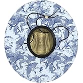 HUK Mens Straw Hat, Wide Brim Fishing & Beach Hat for Men