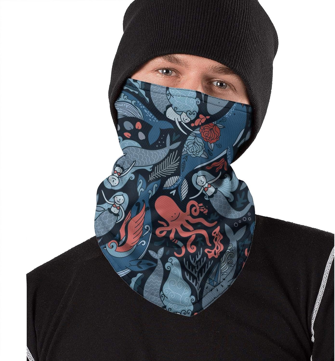 Motorcycle Face Mask for Unisex, Half Face Mask Dust Wind Protection Scarf Neck Gaiter