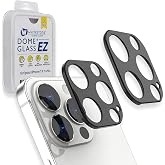 [Dome Camera EZ] Apple iPhone 13 Pro Max Camera Protector by Whitestone [One Touch EZ Installation] - Two Pack