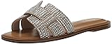 ALDO Women's Elenaa Flat Sandal, Bone, 8.5