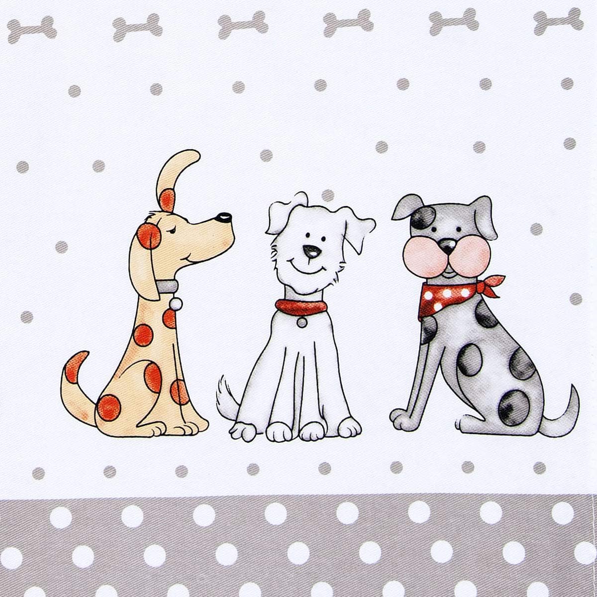 SPOTTED DOG GIFT COMPANY Tea Towels for Kitchen Pack 2 pcs Dish Towels 100% Cotton Absorbent, 70 x 50cm - Image 4