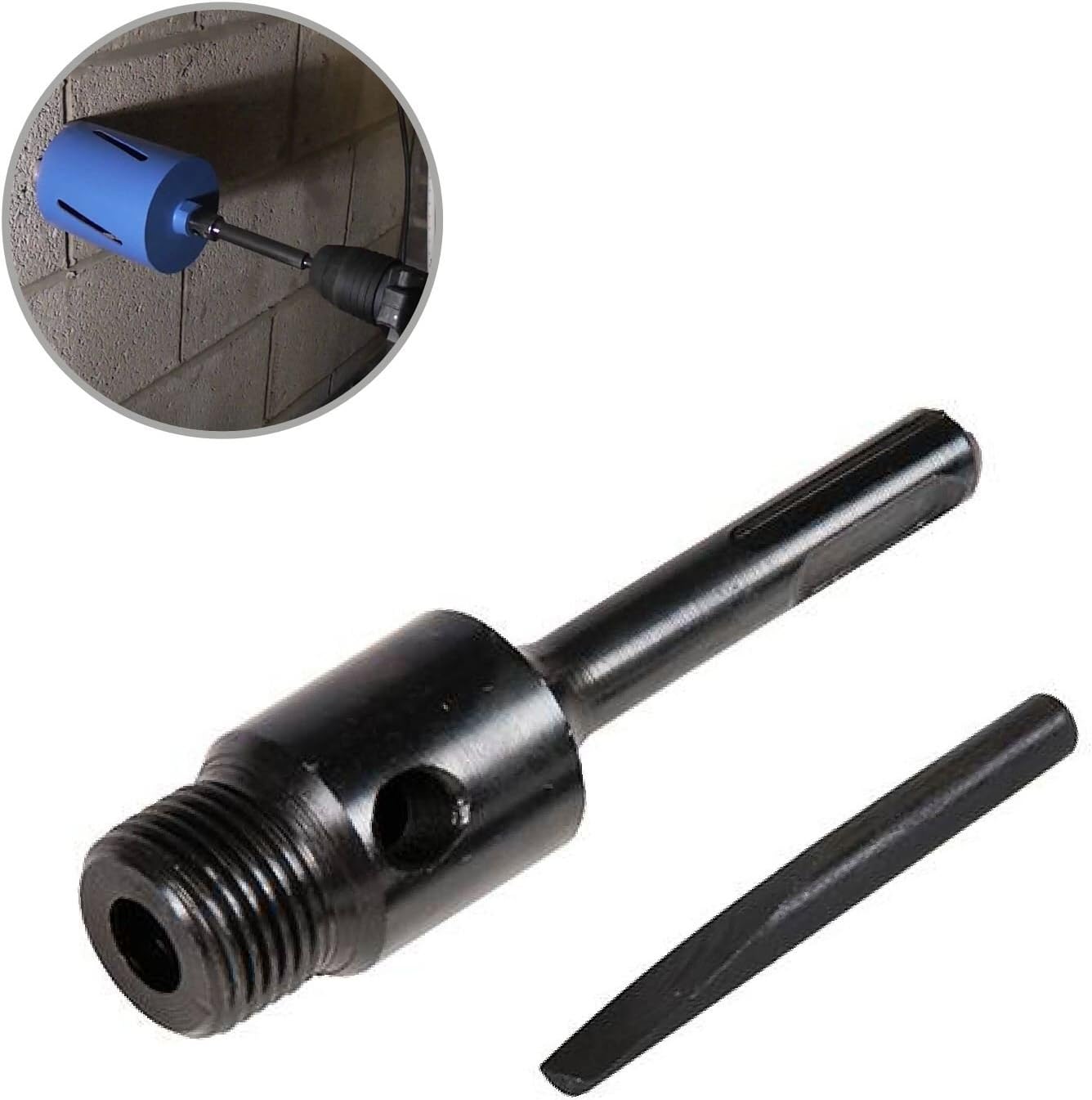 SDS Plus Core Drill Arbor 100mm Adaptor & Ejector Drift fits TCT