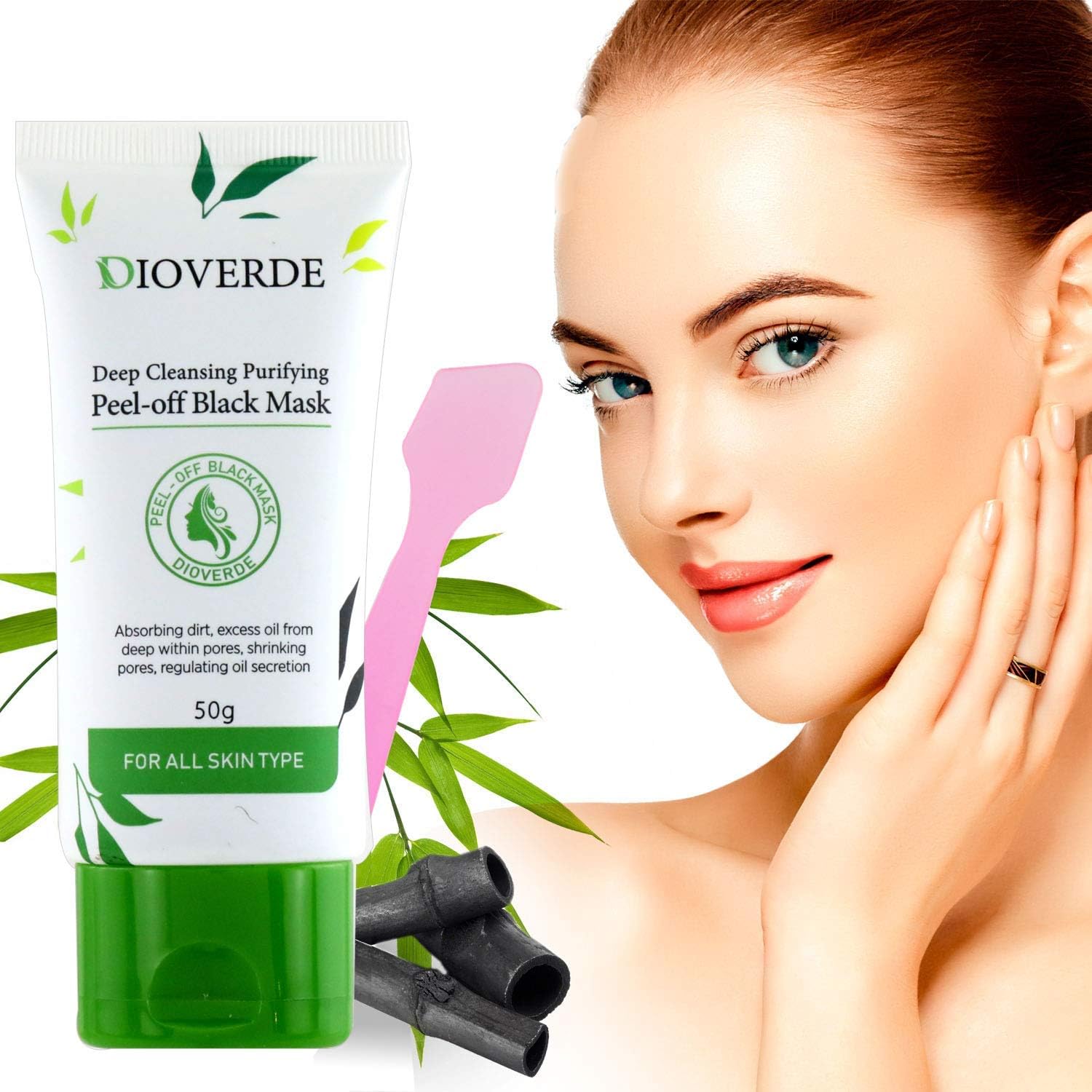 Upgraded Blackhead Remover Mask, Peel Off Black Mask for Face and Nose Acne, Black Mask for Body Acne, Best Blackhead Remover Mask for 2019