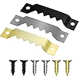 Large Sawtooth Picture Frame Hangers with Screws - 30 Pack, Supports 50 Ibs, Picture Hanging Hooks for Hanging Photo Frames Canvas Artwork Paintings