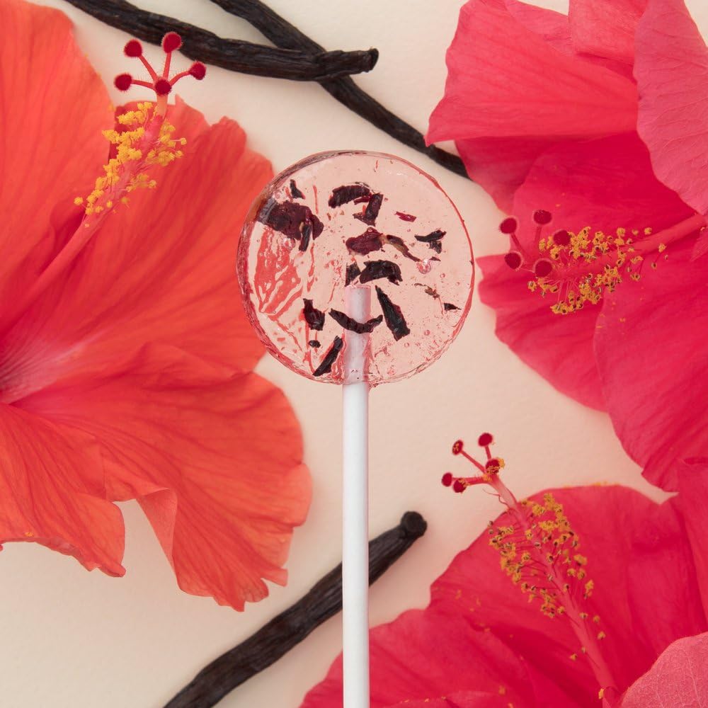 Seed-Bearing Lollipop Vanilla & Hibiscus