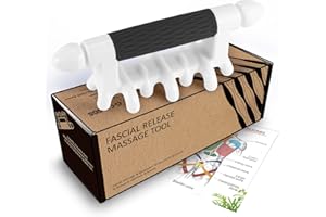 STRICT Fascia Massage Tool Myofascial Release Blaster Tools for Anti-Cellulite Skin Soothing Lymphatic Drainage Trigger Point Deep Tissue Neck,Shoulder,Lower Back,Psoas,Thighs,Butt & Full Body(Black)