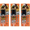 Gorilla 2 Part Epoxy, 5 Minute Set, .85 ounce Syringe, Clear, (Pack of 3)
