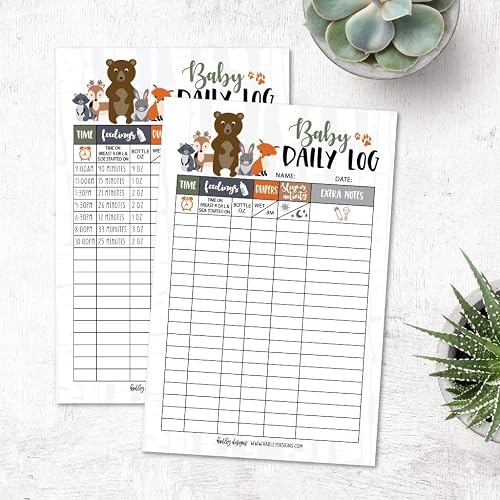 Baby Tracker Blss Collecton Newborn Baby Log, Daly Tracker To Montor ...