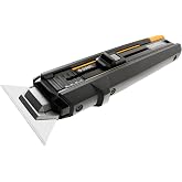 ToughBuilt - Scraper Utility Knife, 5 Blades, Quick-Change, TB-H4S5-01 | 5 Replacement Blades, Integrated Scraper Edge, Folding Design, All-Metal Construction, Heavy-Duty Performance