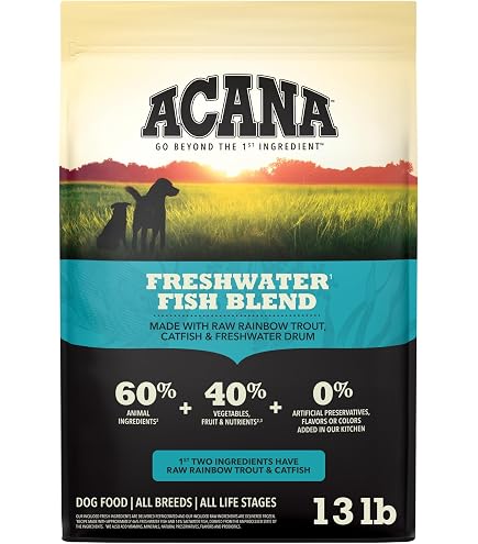 Amazon.com: ACANA Grain Free Dry Dog Food Freshwater Fish Recipe
