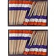 World Flags Direct Netherlands Toothpick Flags. 200 Small Mini Cupcake Cocktail Sticks and Picks