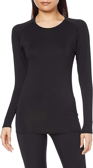 Amazon アイリスプラザ スポーツインナー レディーススポーツインナー 長袖 丸首 Lsilr インナーシャツ 通販