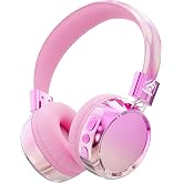 Owliwise Kids Bluetooth Headphones, 74/85dB Volume Limited, 60H Playtime, Built-in Mic, Fast Charging, Bluetooth 5.4, Foldabl
