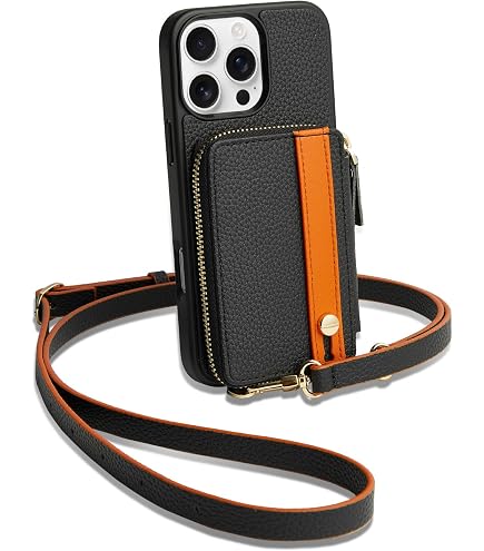 Amazon.com: ZVE for iPhone 16 Pro Max Wallet Case, Zipper