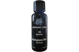 Biopure Labs, Methylene Blue 1% Solution 50ML – Ultra Pure, USP Grade Solution, Free of Formaldehyde, MADE IN CANADA – NEW Le