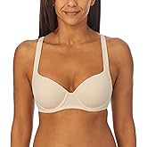 ELLEN TRACY Company Women's Lightly Lined Underwire Full Coverage T-Shirt Bra with Adjustable Straps