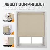Funky Gadgets Cappuccino 120x210cm Thermal Blackout Roller Blind view 4
