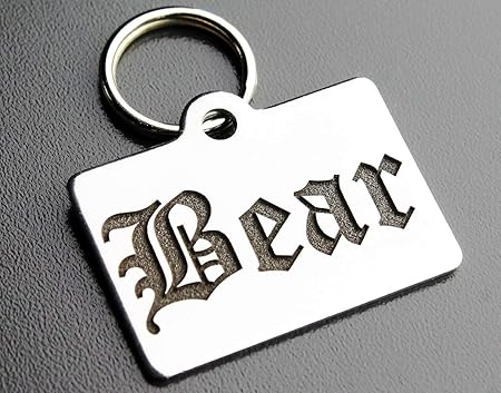 deep engraved pet tags