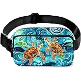 Sea Turtle Fanny Pack for Women Casual Belt Bag Waterproof Waist Bags for Travel Hiking Sports